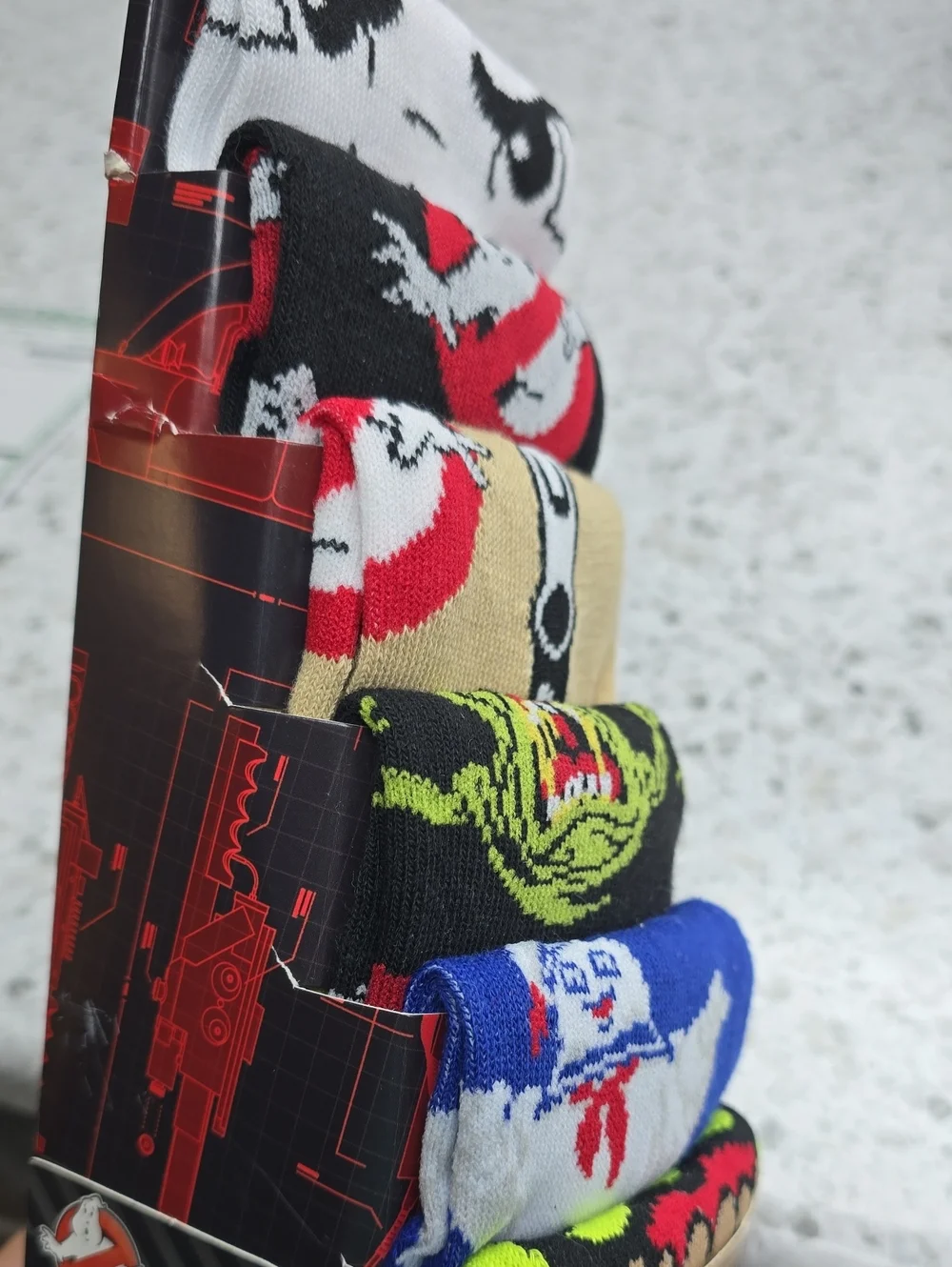 Ghostbusters Casual Crew Socks - Multicolor Set